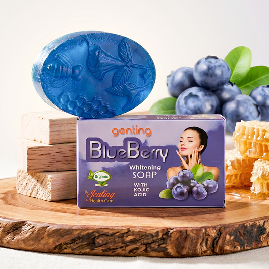 Genting Health Care BlueBerry Whitening Soap with Kojic Acid