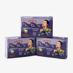 Genting Health Care BlueBerry Whitening Soap with Kojic Acid