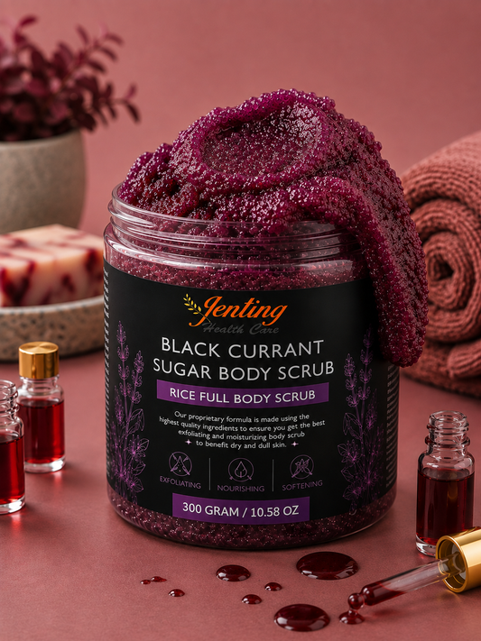 BLACK CURRANT BODY SUGAR SCRUB  🖤
