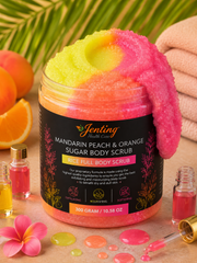 MANDARIN PEACH/ ORANGE SUGAR BODY SCRUB🍊